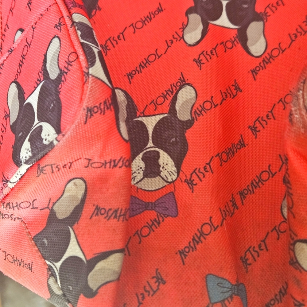 Red French Bulldog Tote